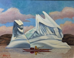 Kayak and Iceberg