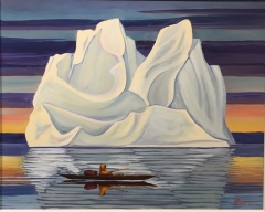 Kayak and Iceberg