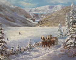 Sleigh Ride at Lake Louise